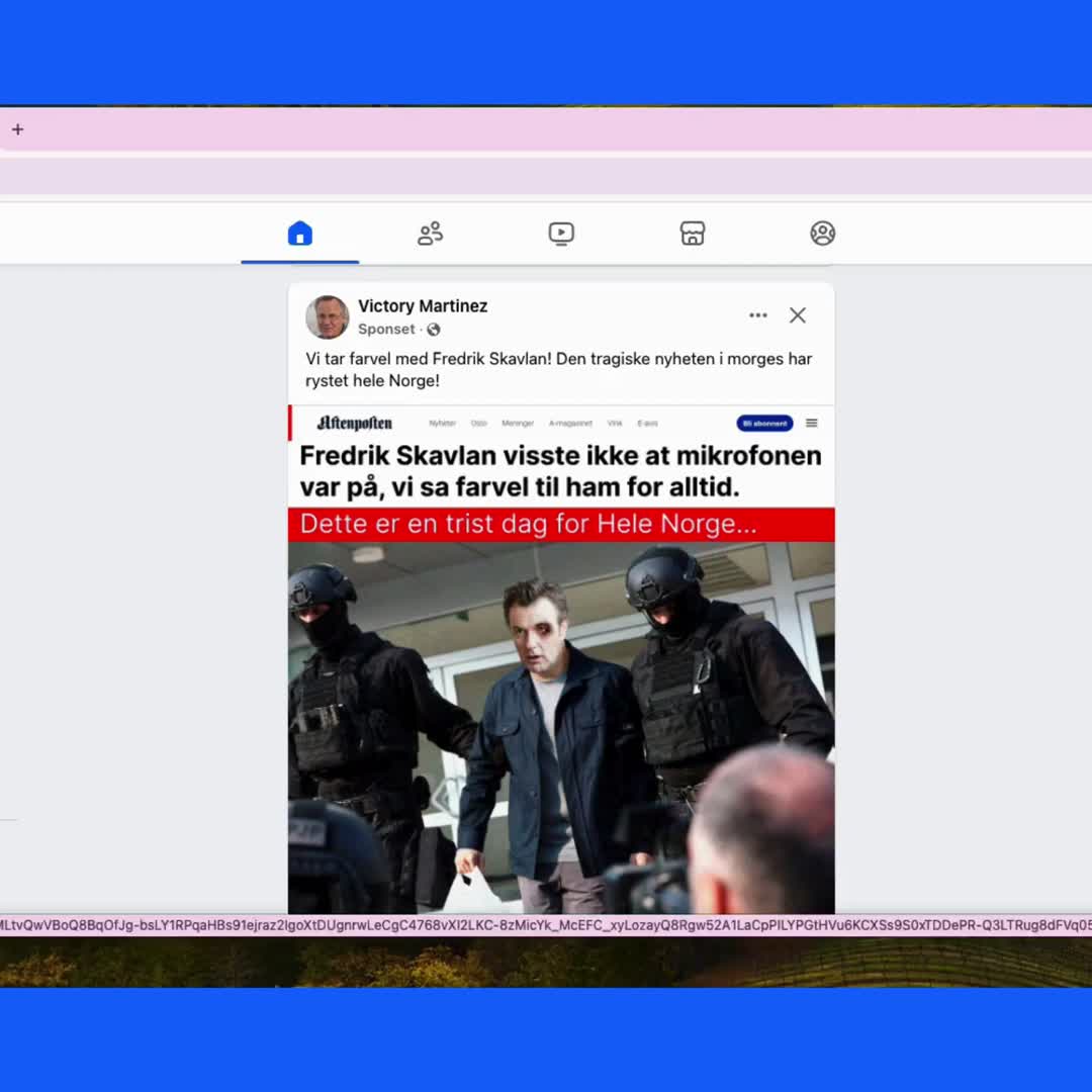 Minst 50 norske kjendiser misbrukt av svindlere på Facebook – Direkte
