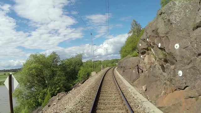 Nesten hele den norske jernbanen består av enkeltspor. VY
