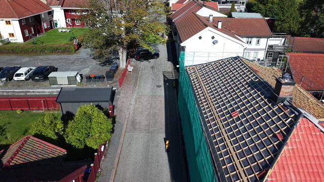 Hyttegata i Kongsberg. Her ble fem tilfeldige mennesker drept 13. oktober 2021.Anders Haualand