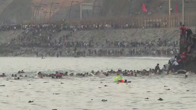 Mange av migrantane som strauma til Ceuta, returnerer no til Marokko.